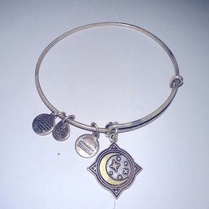 Alex and Ani Moonlight sterling silver bracelet
